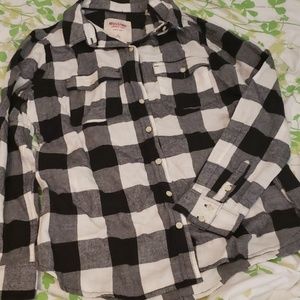 Checkered button up